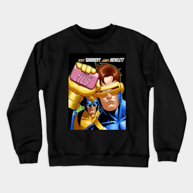 Mutant Fight Crewneck Sweatshirt by artoflucas